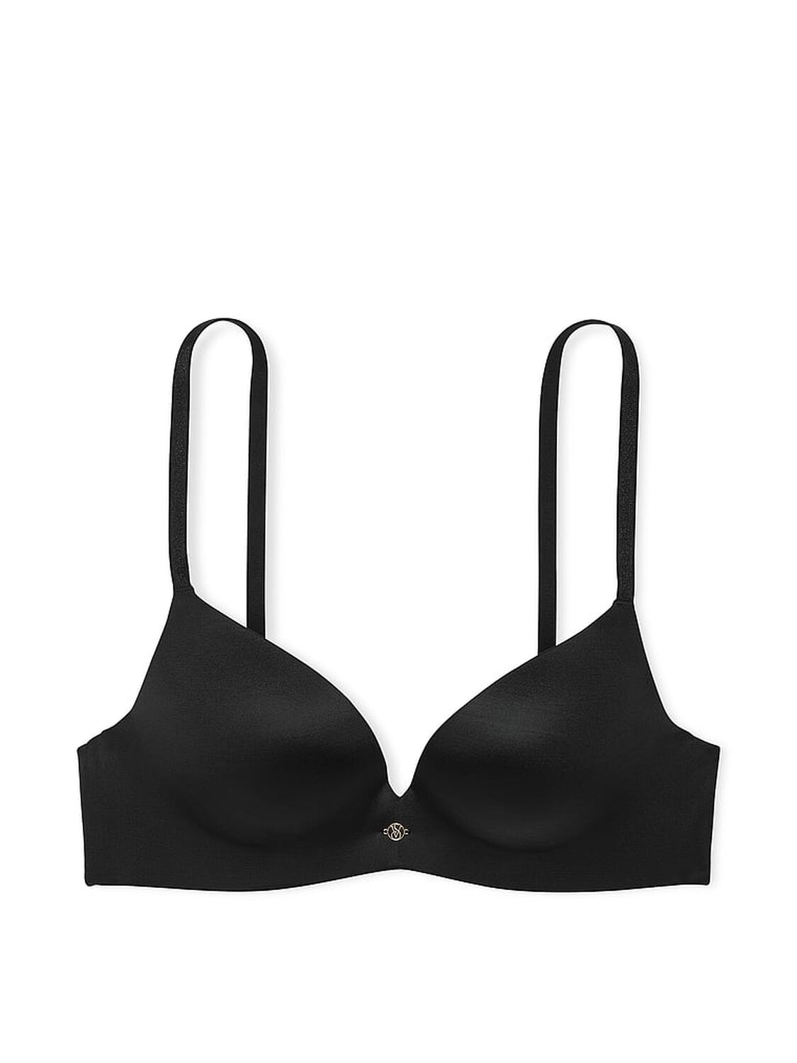 vs Very Sexy So Obsessed Smooth Wireless Push-Up Bra Black 1 of 6 