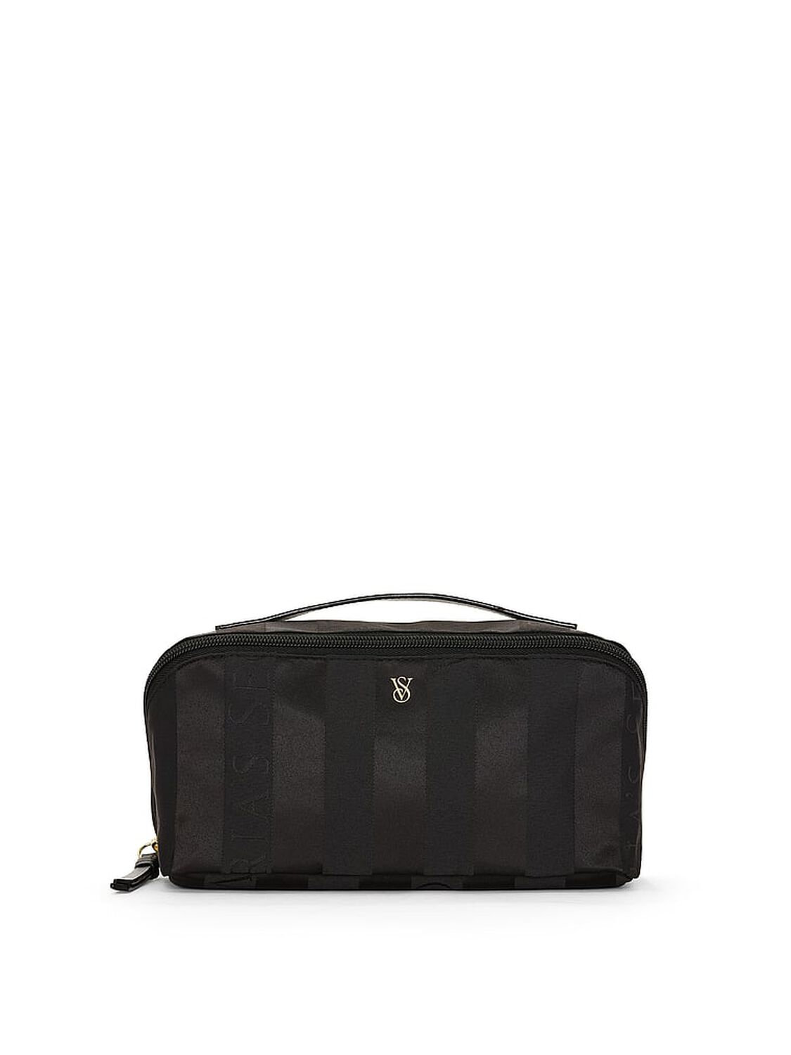 vs Victoria's Secret 3-Piece Expandable Travel Makeup Bag Black 1 of 2 