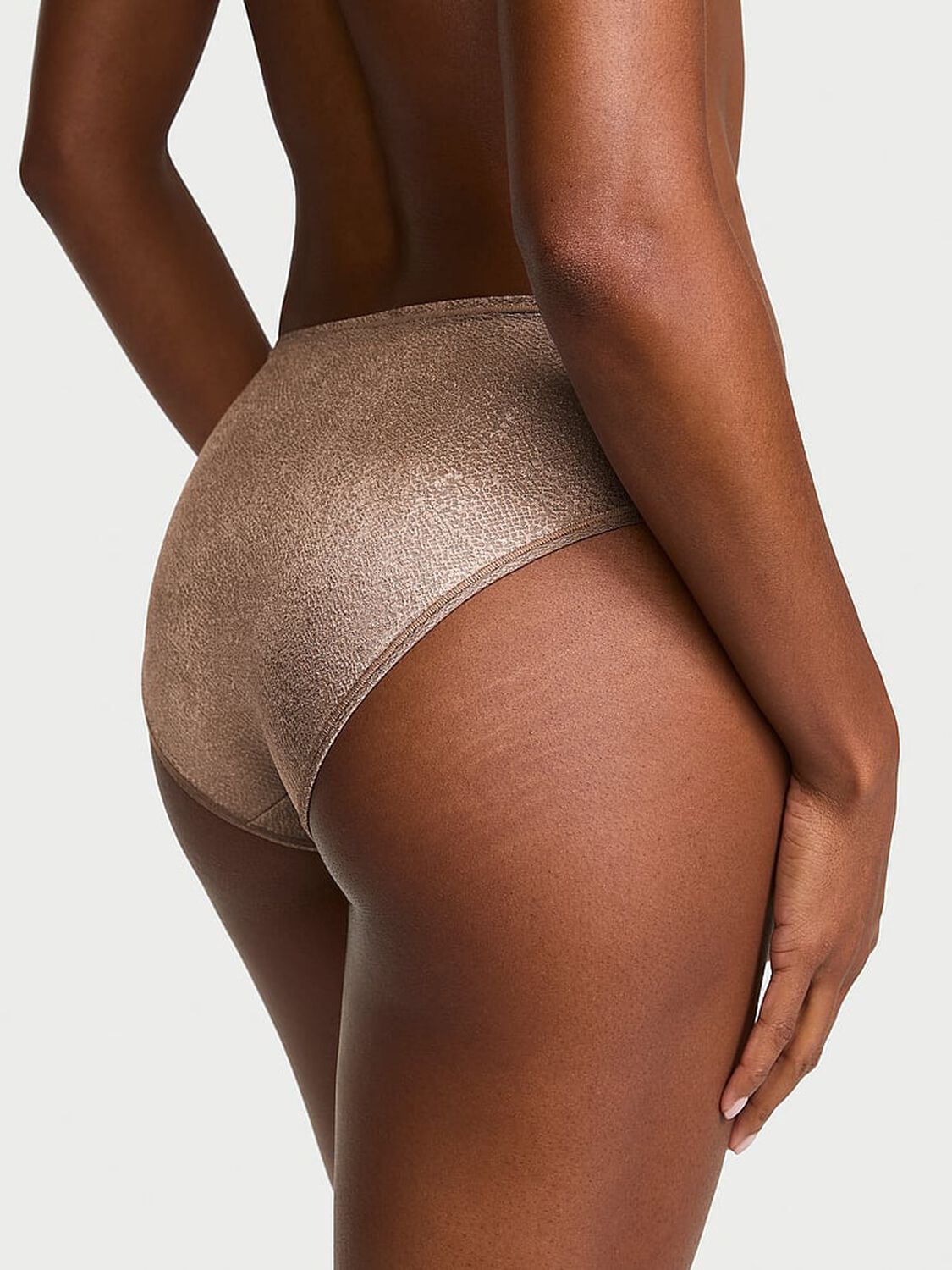 vs No-Show No-Show Mid-Rise Bikini Panty Iced Coffee 2 of 4 
