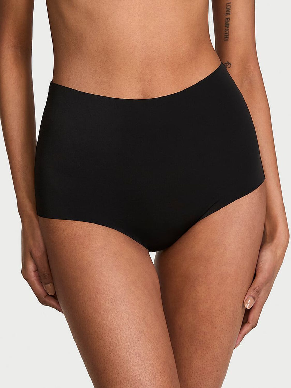 vs No-Show No-Show Strappy Modern Brief Panty Black 1 of 3 