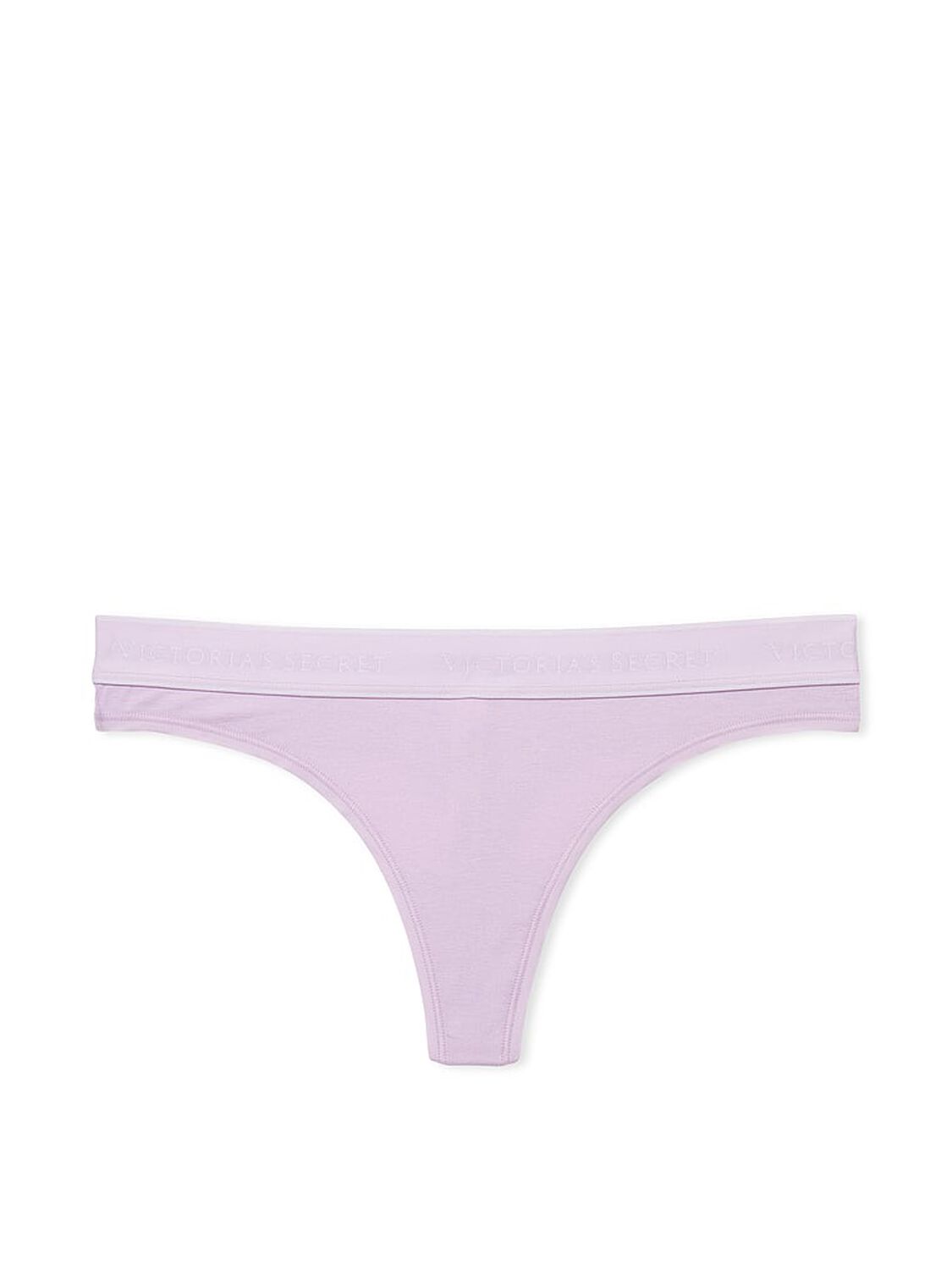 vs Cotton Logo Cotton Thong Panty Hope Lilac 3 of 3 