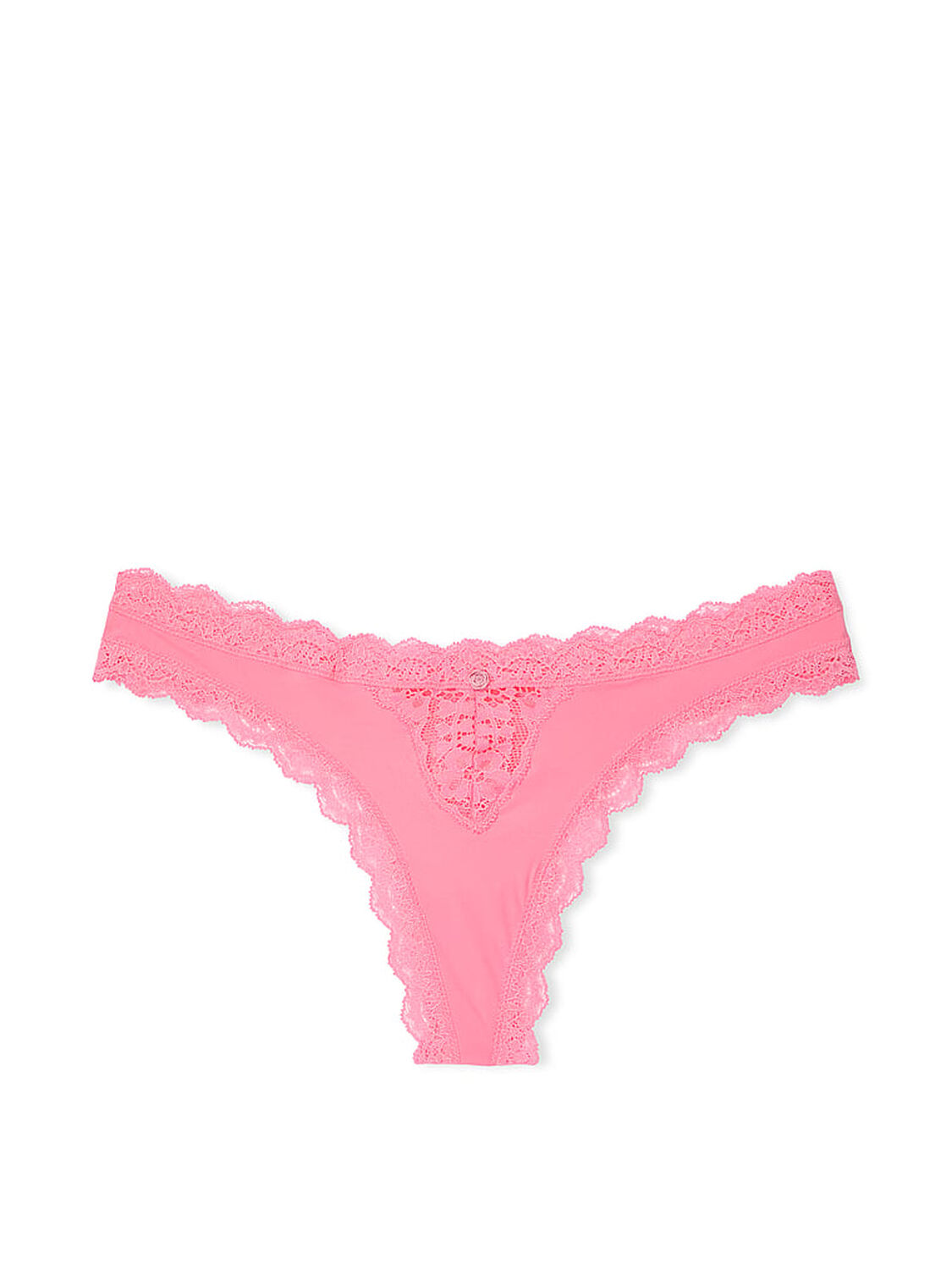 vs Dream Angels Lace-Trim Thong Panty 3 of 4 