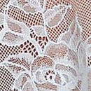 Wicked Unlined Rose Lace Babydoll Set, Linen Blue, swatch