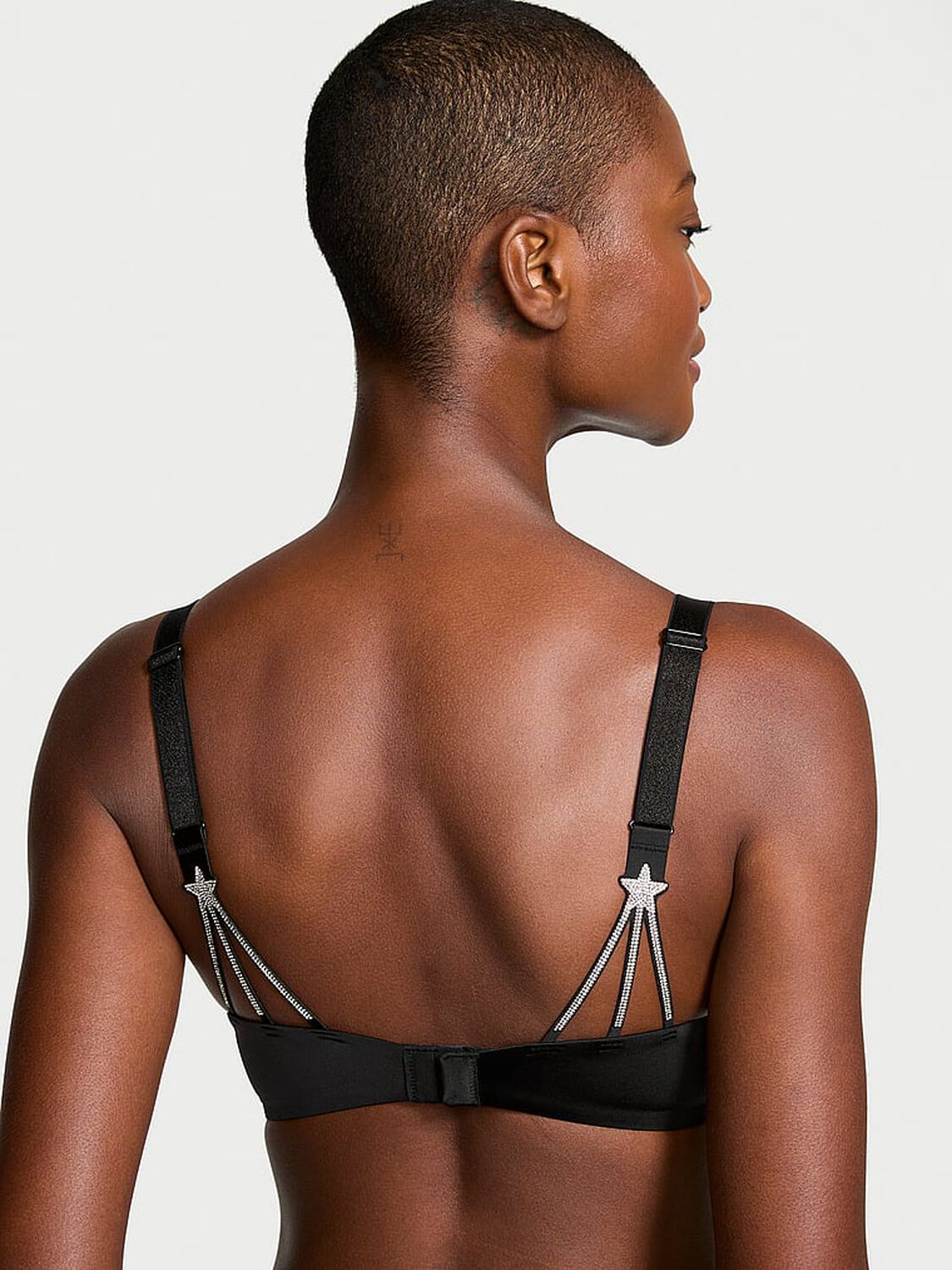 vs Very Sexy Bombshell Add-2-Cups Starstruck Shine Push-Up Bra Black 2 of 4 