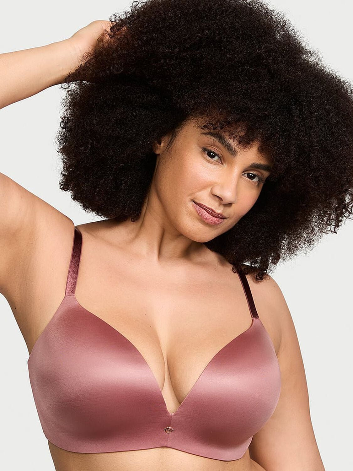 vs Very Sexy So Obsessed Smooth Wireless Push-Up Bra Vintage Rose 1 of 3 