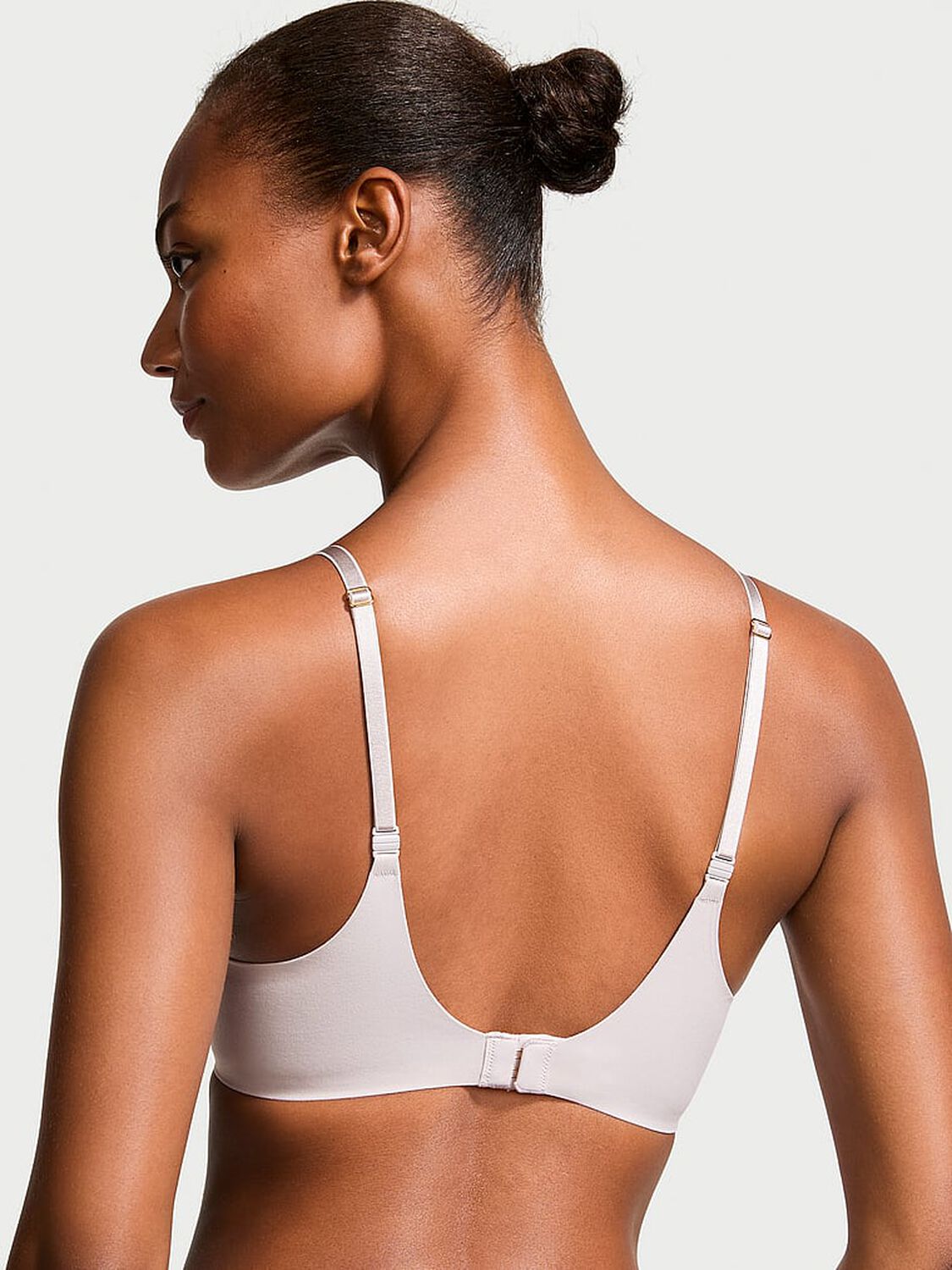 vs Dream Angels Smooth Lightly Lined Demi Bra Silver Pearl 2 of 4 