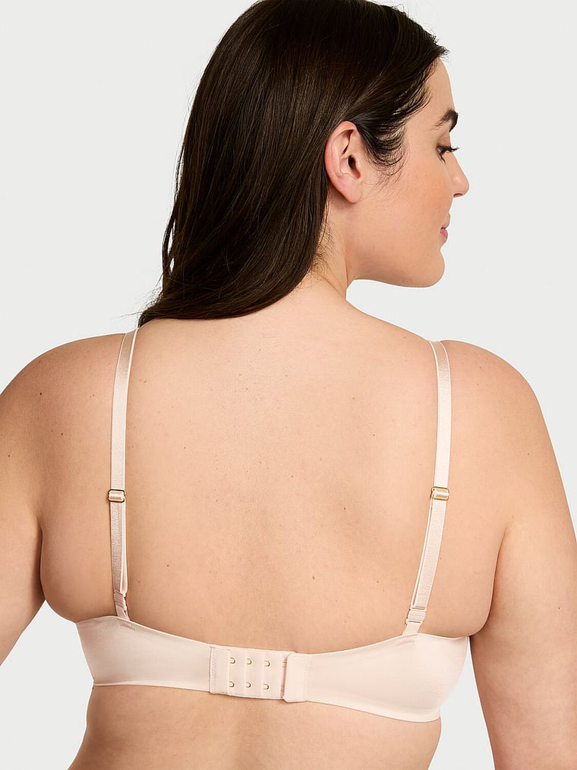 vs Very Sexy Smooth Lightly Lined Plunge Demi Bra Marzipan 2 of 3 