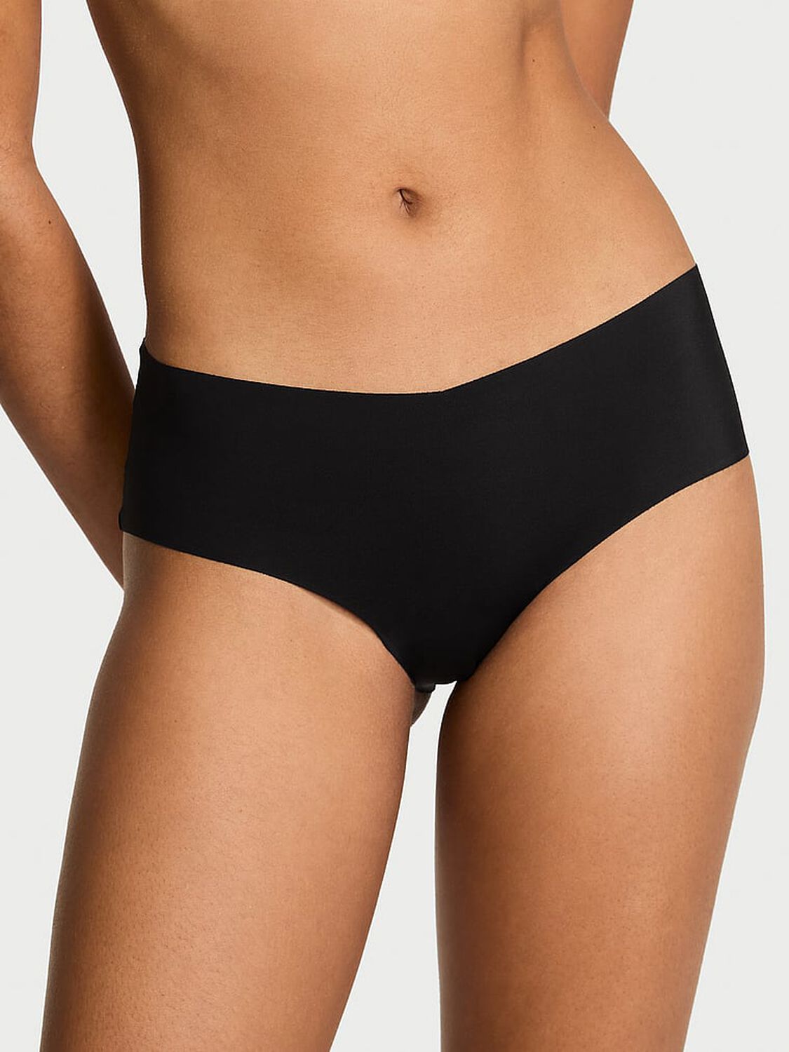 vs No-Show No-Show Strappy Cheeky Panty Black 1 of 2 