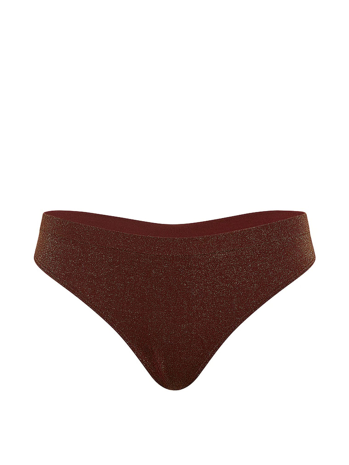 vs Seamless Seamless Shimmer Thong Panty Cherry Wood 3 of 3 