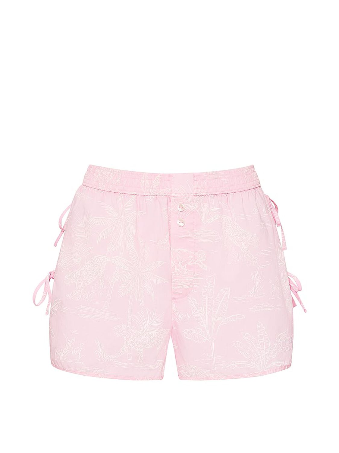 vs Victoria's Secret Mix & Match Sleep Heritage Cotton Pajama Shorts Pink Jungle Toile 3 of 3 