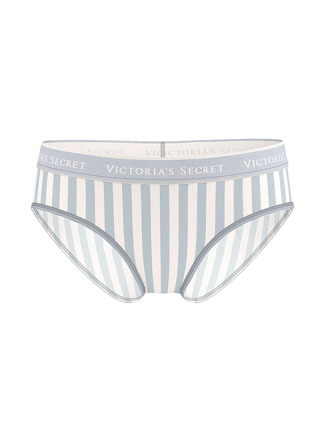 vs Cotton Logo Cotton Hiphugger Panty Grey Fog Stripe 3 of 3 
