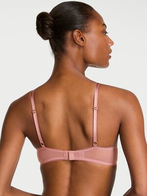 Vintage Blossom Embroidery Lightly Lined Demi Bra