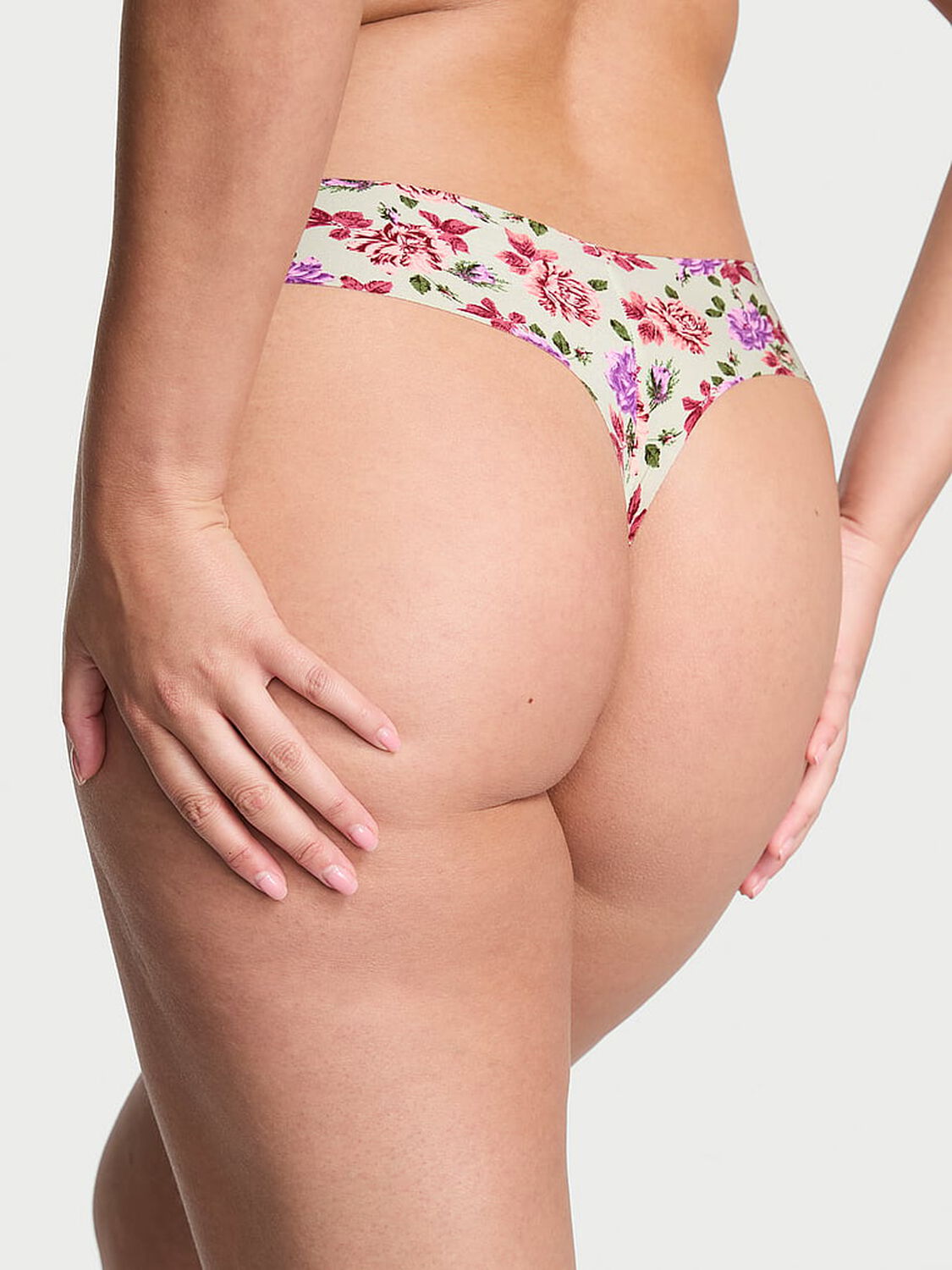vs No-Show No-Show Thong Panty Fall Roses 2 of 2 