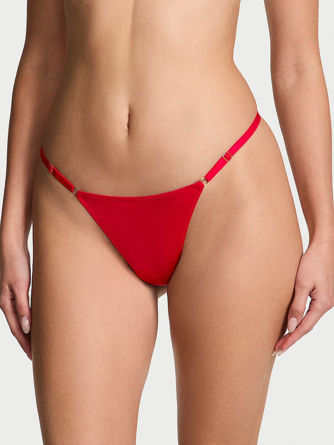 vs Very Sexy Tied-with-a-Bow Adjustable V-String Panty Lipstick 1 of 4 