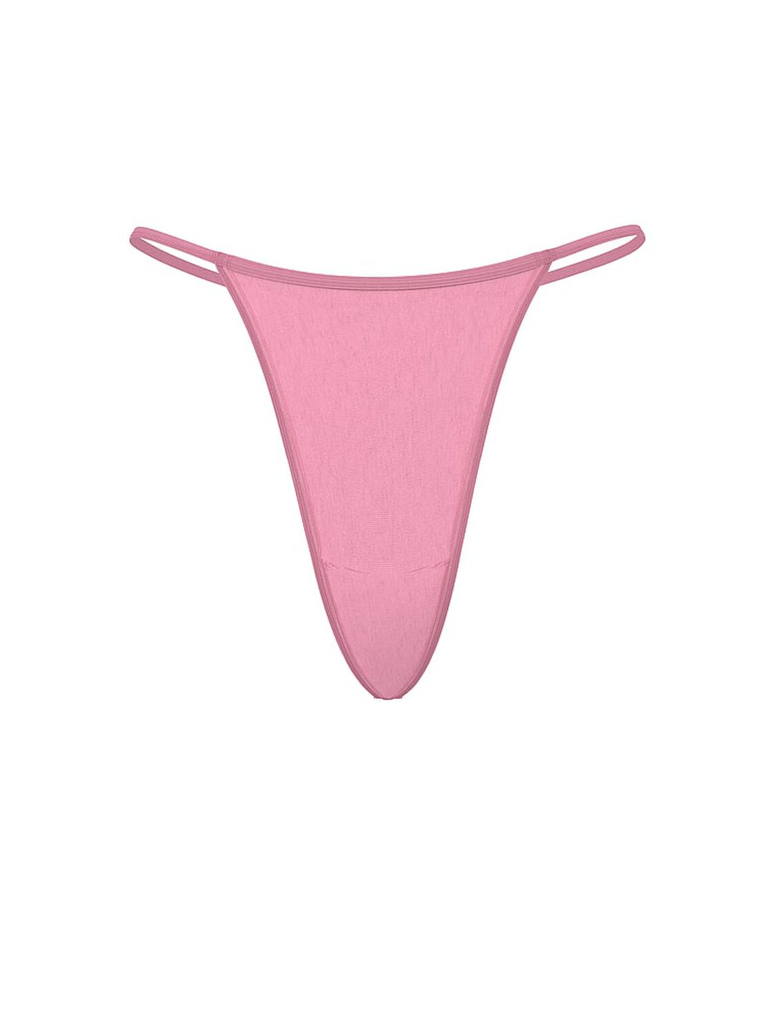 vs Victoria's Secret Stretch Cotton V-String Panty Lilac Pink 1 of 1 
