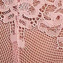 Rose Lace Shimmer High-Leg Cheeky Panty, Royal Pink, swatch