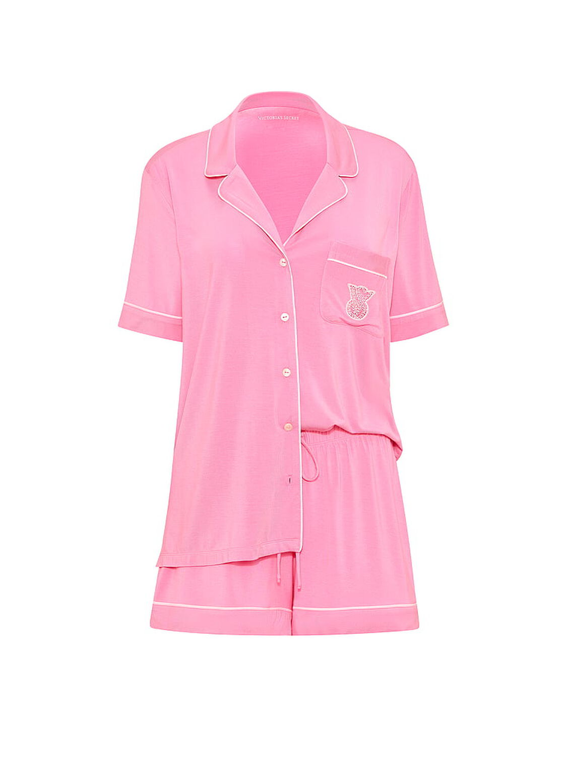 vs Victoria's Secret SoSoft&trade; Modal Short Pajama Set Pink Sugar 3 of 4 