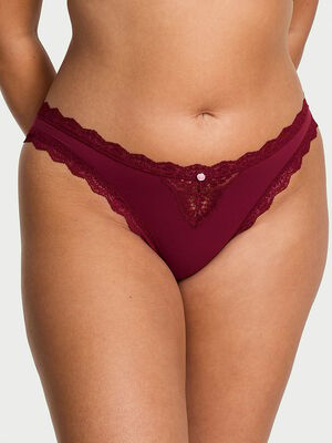 Lace-Trim Bikini Panty
