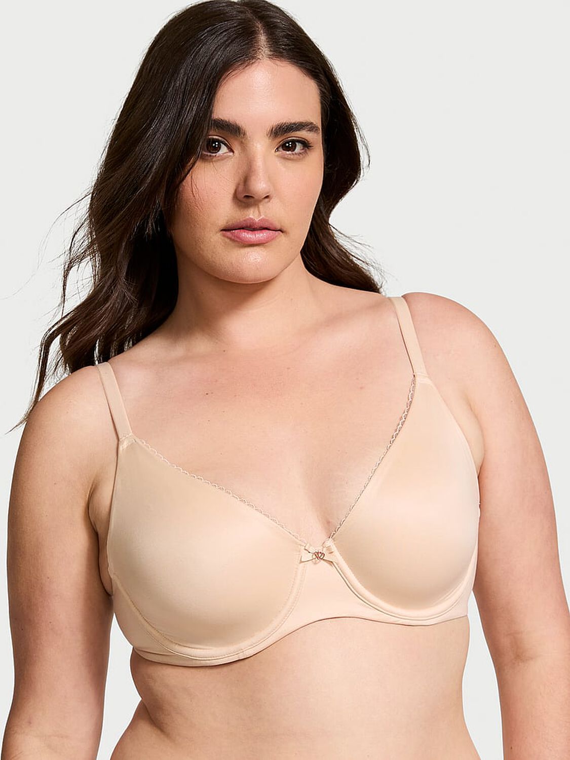 vs Body By Victoria Invisible Lift Full-Coverage Minimizer Bra Marzipan 1 of 4 