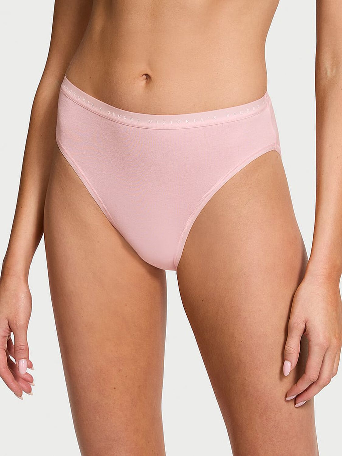 vs Victoria's Secret Stretch Cotton High-Leg Brief Panty Pretty Blossom 1 of 3 