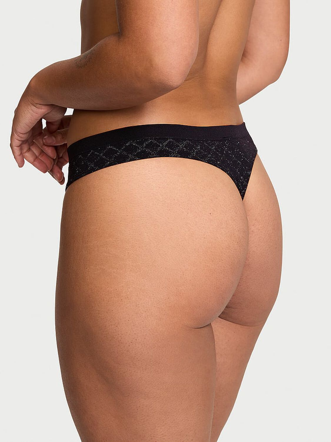 vs Seamless Seamless Thong Panty Black 2 of 3 