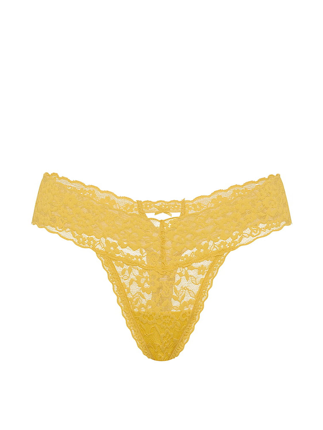 vs The Lacie Lace Keyhole Thong Panty Yellow Fusion 3 of 3 