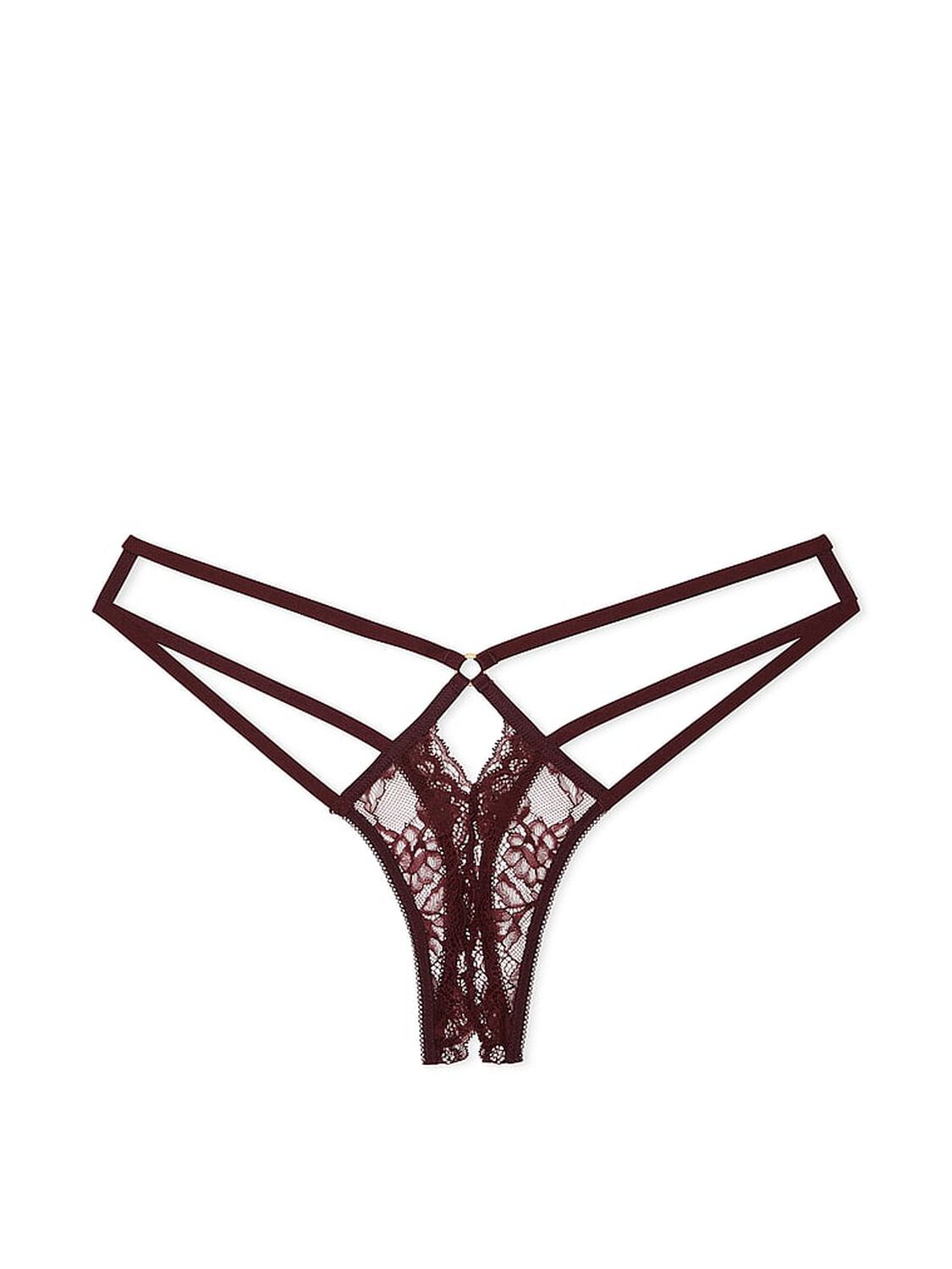 vs Very Sexy Rose Lace Crotchless Thong Panty 1 of 1 