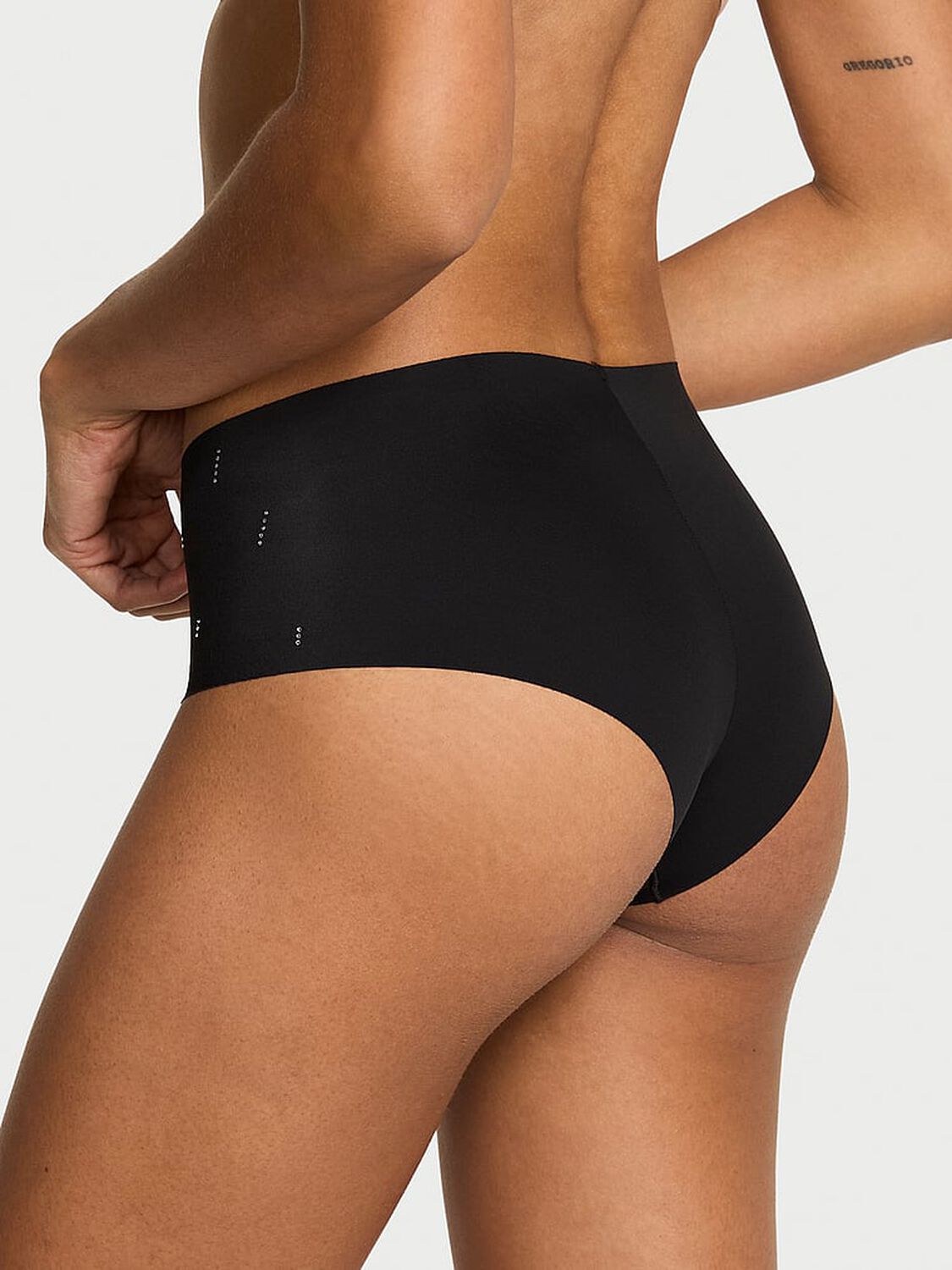vs No-Show No-Show Sparkle Cheeky Panty Black 2 of 3 