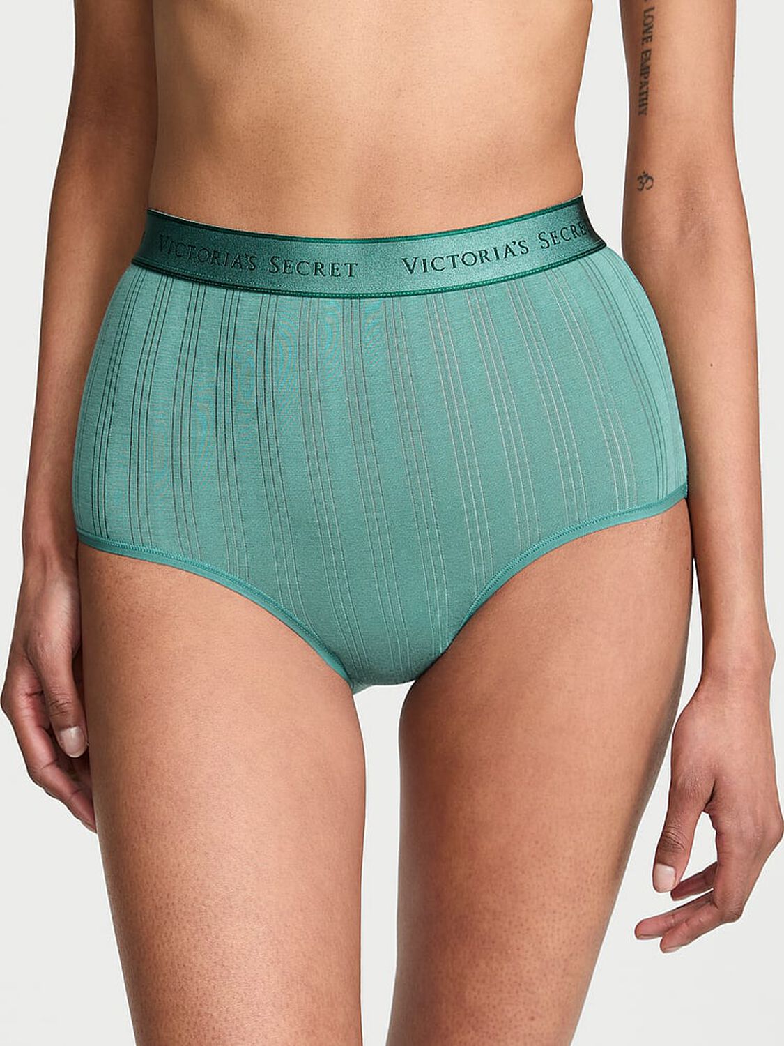vs Cotton SoSoft&trade; Modal Ultra-Fine Logo Modern Brief Panty Gentle Green 1 of 3 