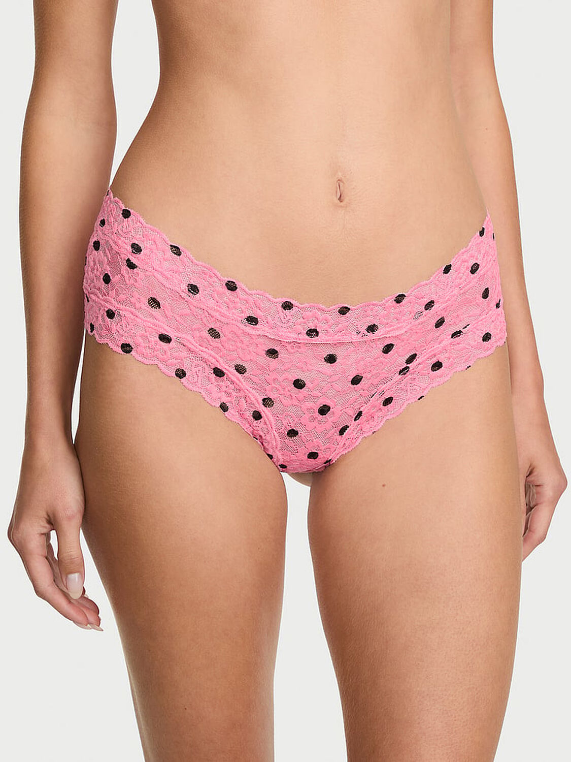 vs The Lacie Lace Cheeky Panty Sexy Little Pink Dots 1 of 3 
