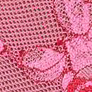 Rose Lace Strappy Ring Hardware Crotchless Cheeky Panty, Rose Garden, swatch