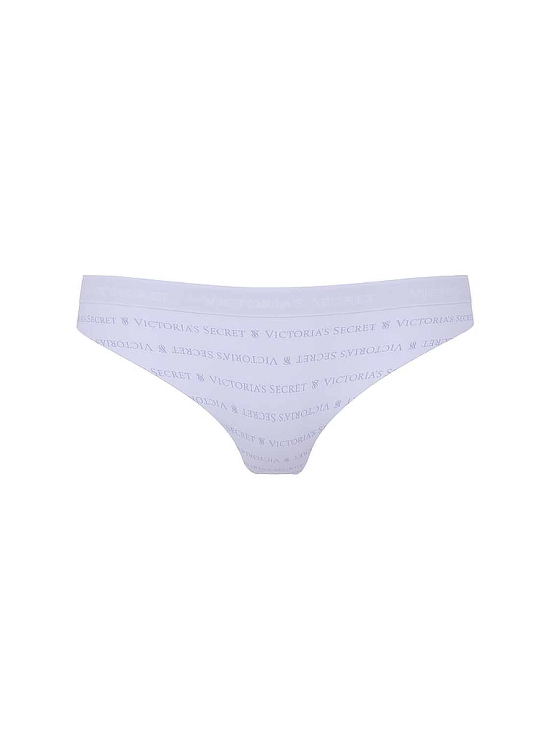 vs Cotton Logo Cotton Boyshort Panty Icy Lavender Lock Up Stripe 3 of 3 