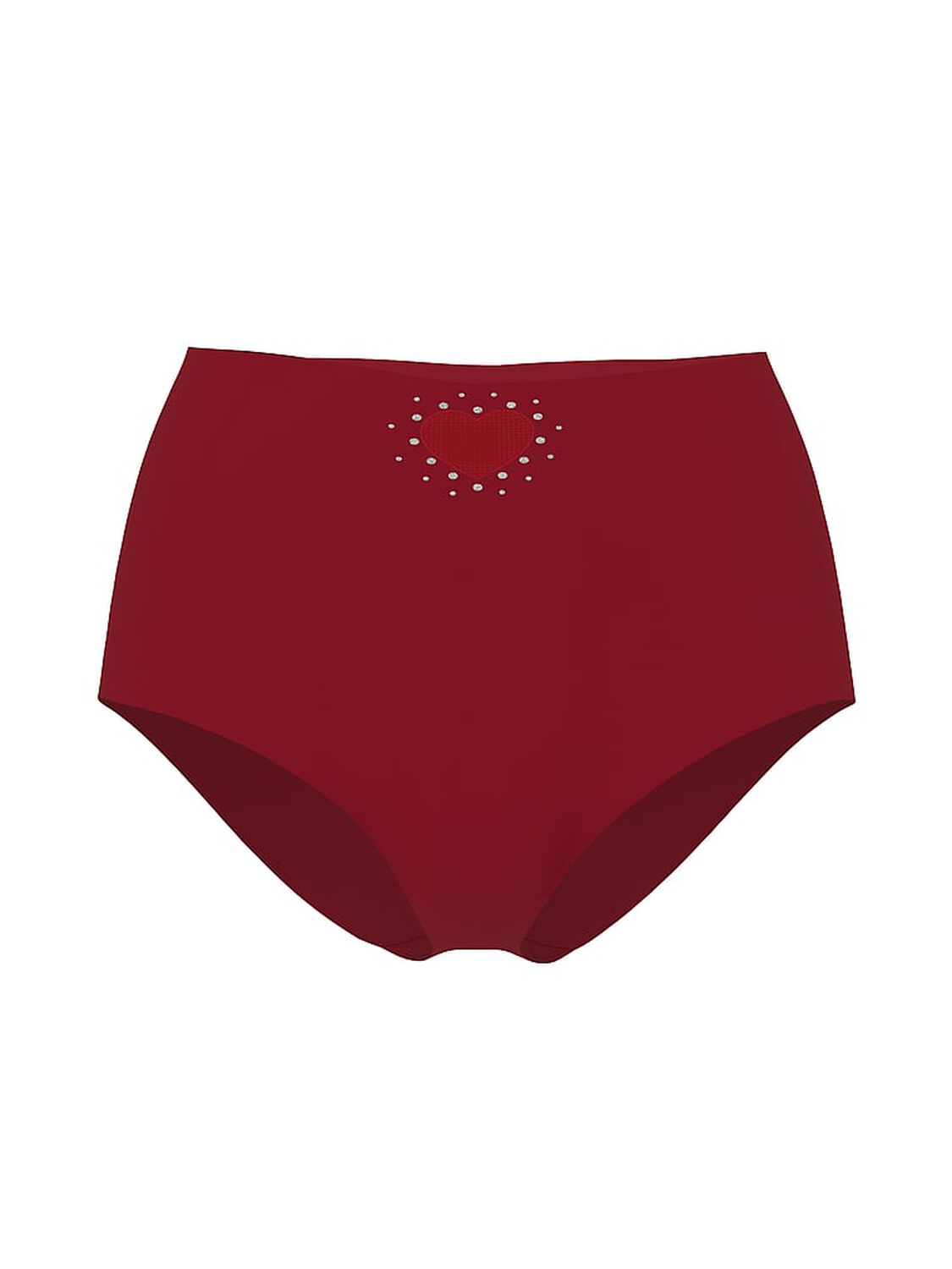 vs No-Show No-Show Heart Cut-Out Modern Brief Panty Red Lacquer 3 of 3 