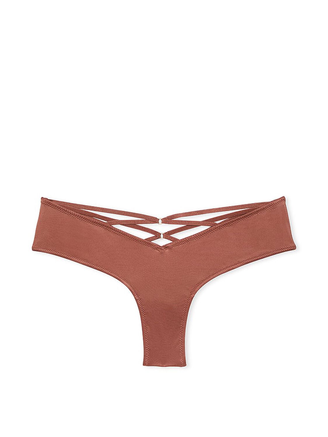 vs Very Sexy Strappy Back High-Leg Cheeky Panty Clay 3 of 3 