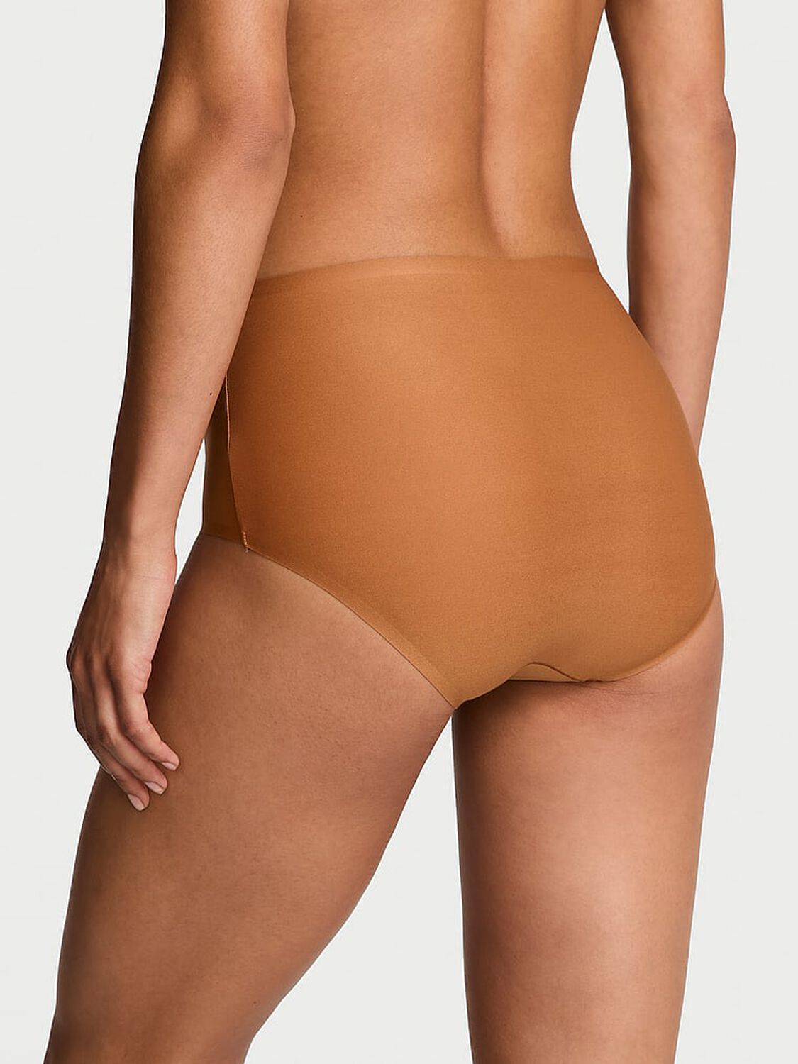 vs Body By Victoria Body by Victoria Flex Mid-Rise Modern Brief Panty Sandalwood 2 of 3 