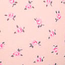 Cotton Logo Lightly Lined Wireless Bra, Pink Floral, swatch