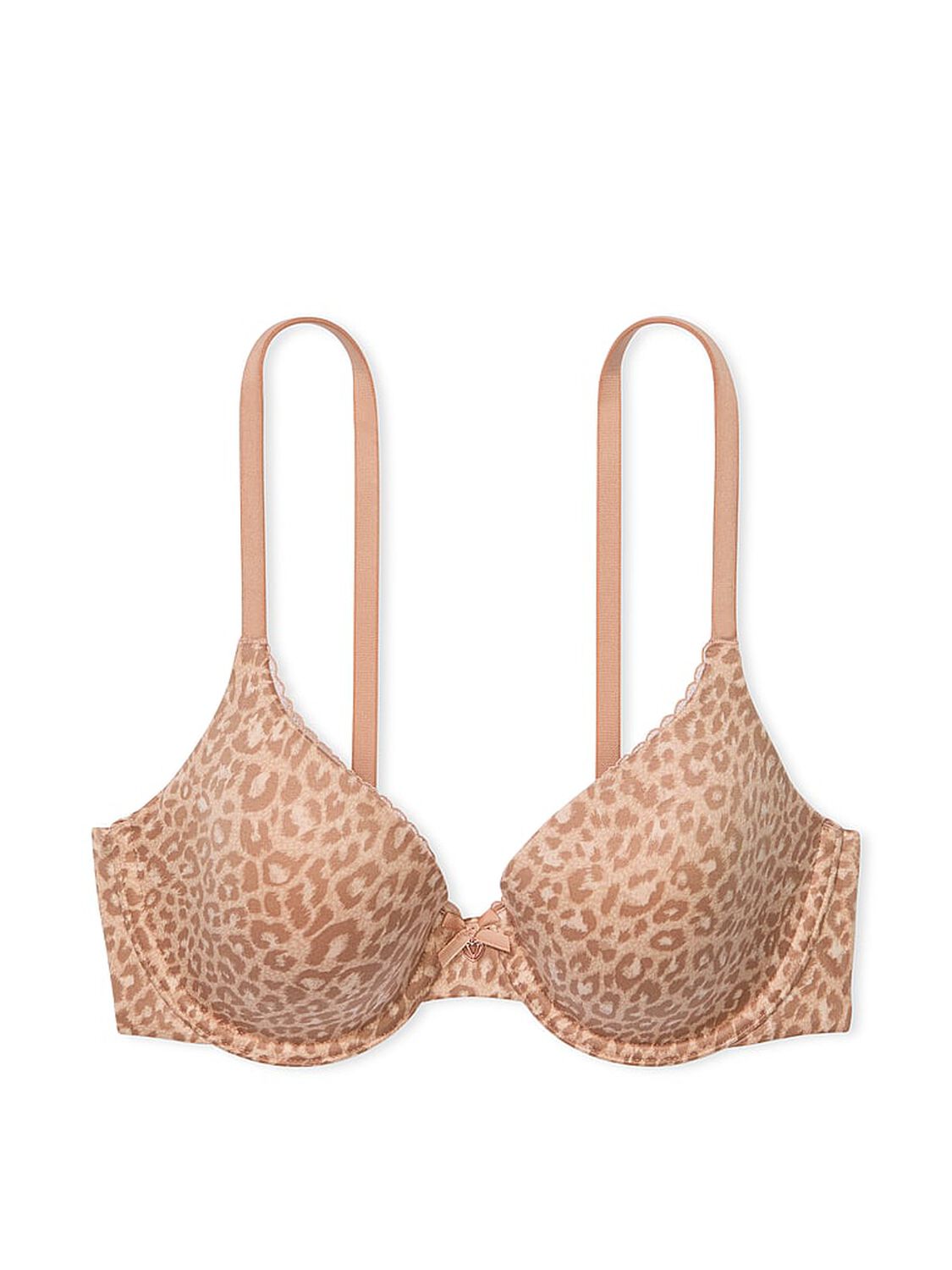 vs Body By Victoria Lightly Lined Full-Coverage Smooth Bra Champagne Glam Leopard 3 of 3 