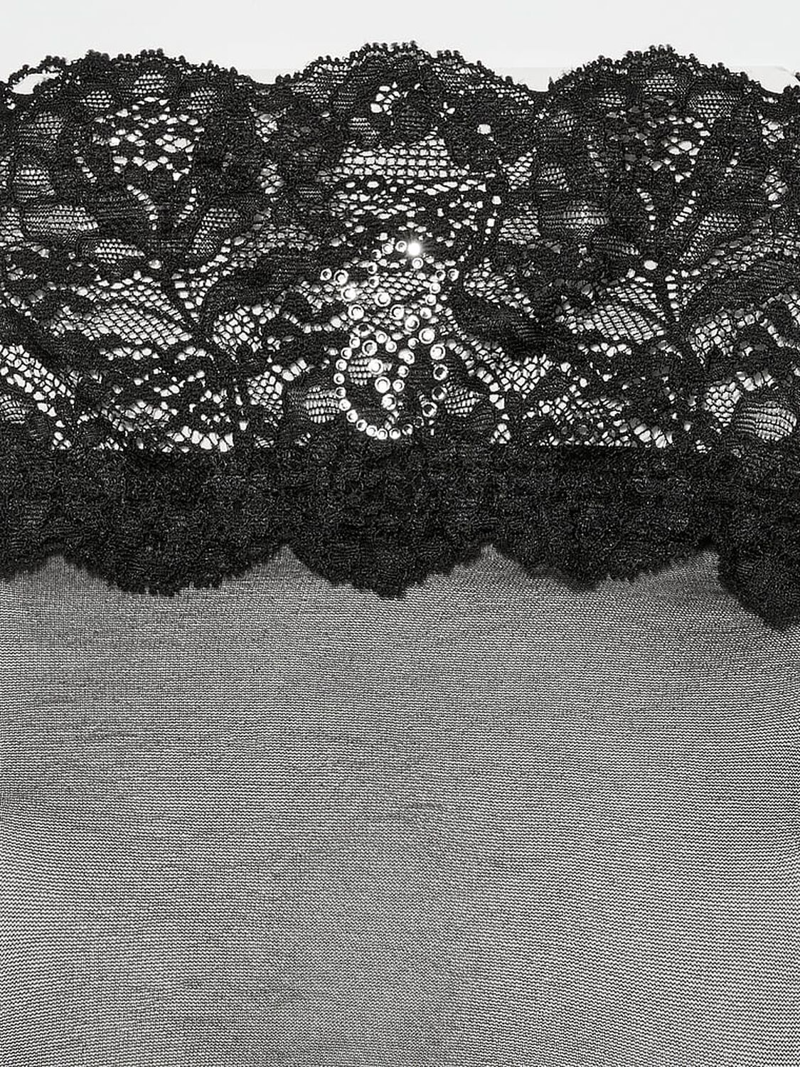 vs Very Sexy Lace Top Thigh Highs Black 3 of 5 