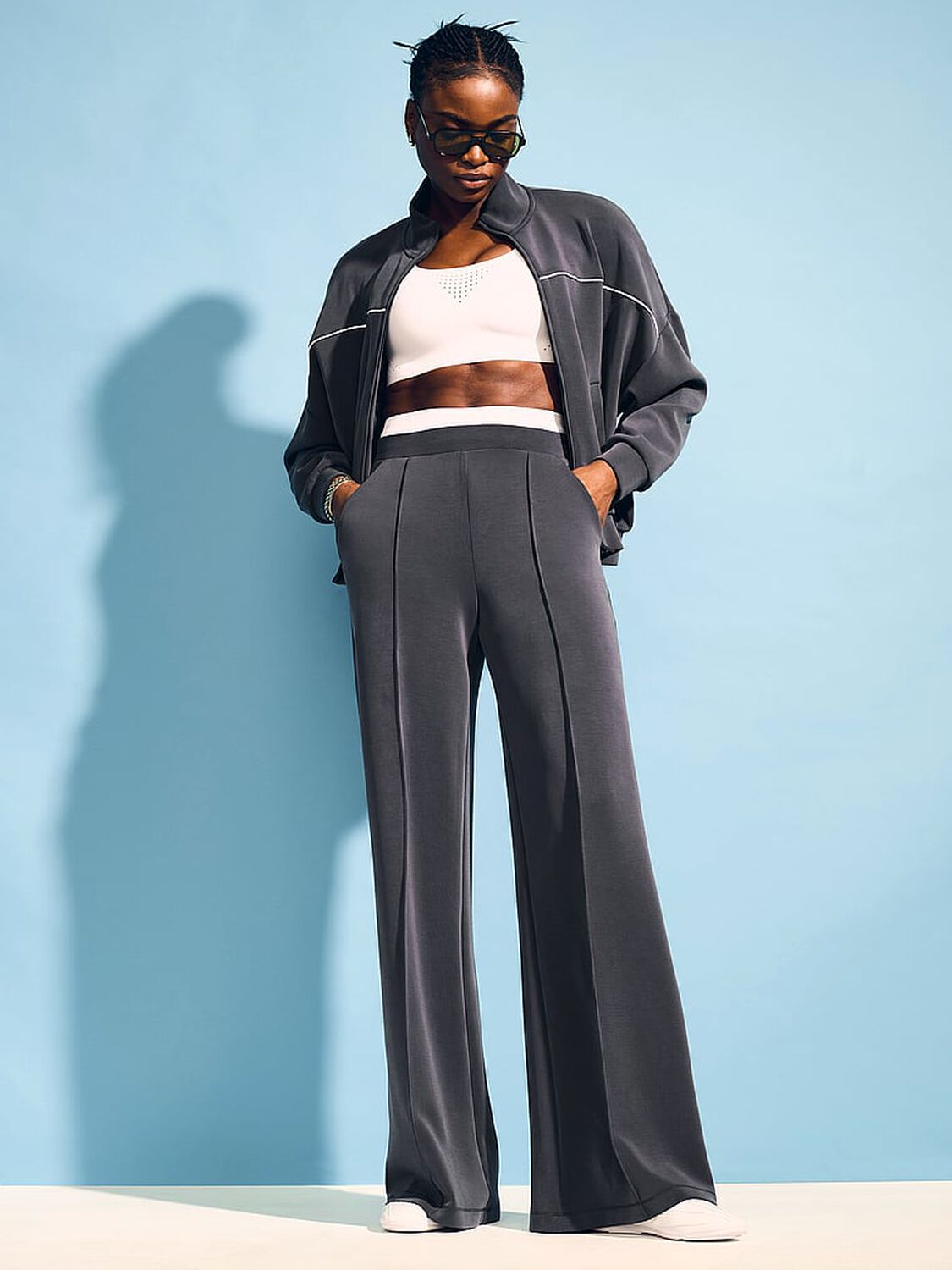 vs Vsx VSX Featherweight Knit Wide-Leg Pant Black 3 of 3 