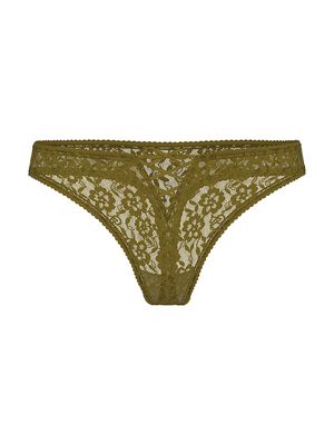 Lacie Lace-Up Bow Thong Panty