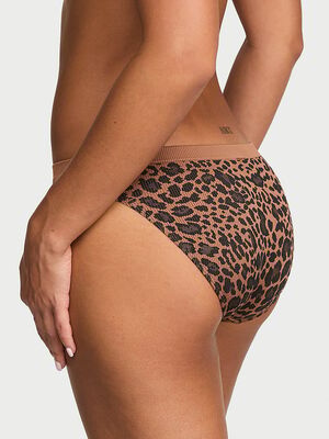 Seamless Leopard Rib Bikini Panty