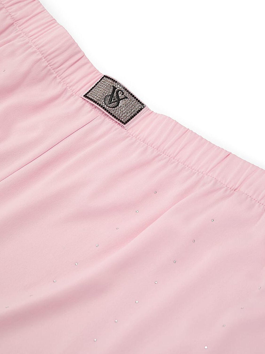 vs Victoria's Secret Satin Shine Stripe Long Pajama Set Pretty Blossom 4 of 4 