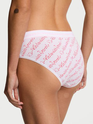 Logo Cotton Hiphugger Panty