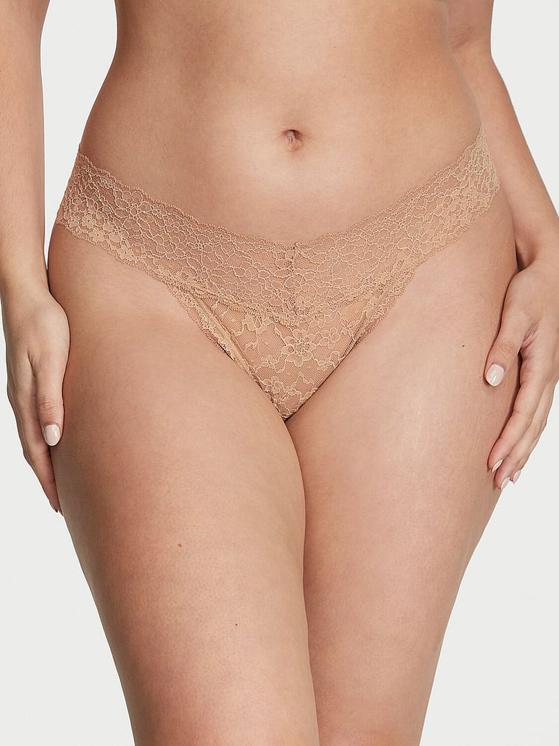 vs The Lacie Lace Thong Panty Praline 1 of 3 