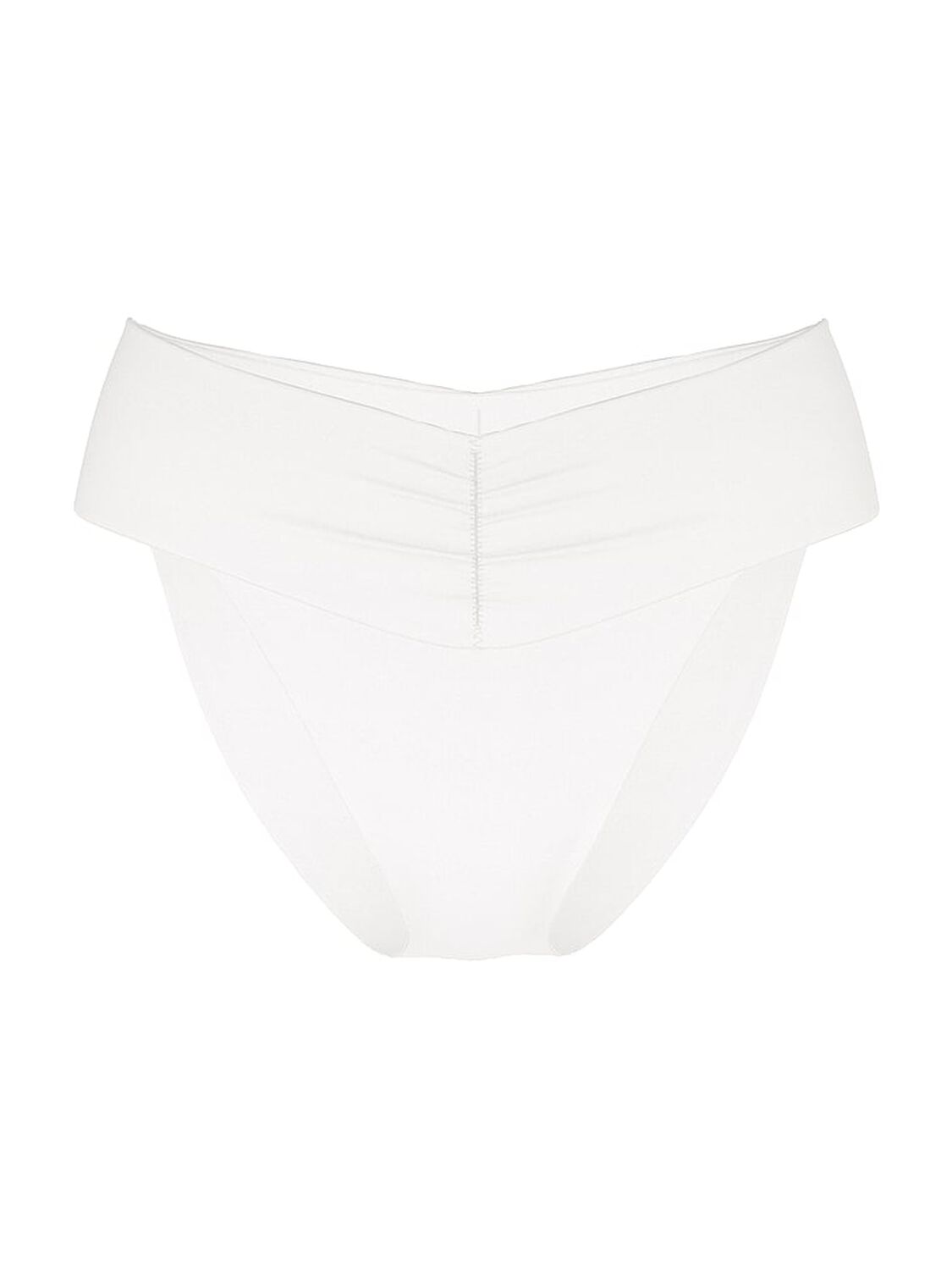 vs Victoria's Secret Swim Essential Cinched High-Waist Bikini Bottom Coconut White 1 of 2 