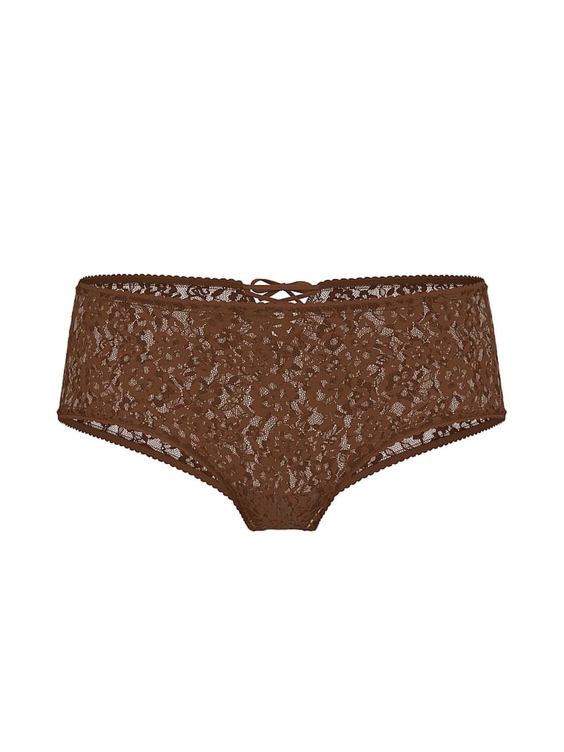 vs The Lacie Lacie Lace-Up Bow Cheeky Panty Ganache 3 of 5 