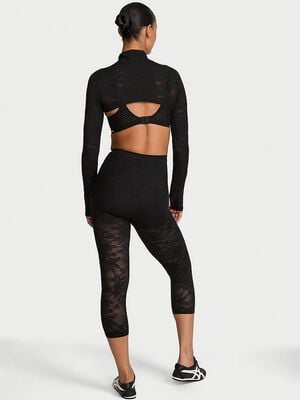 VSX RoseFlex Lace Crop Legging