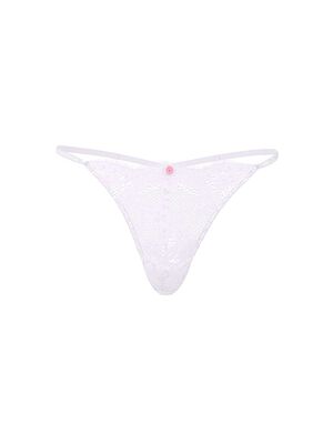 Twinkle Strap Lace V-String Panty