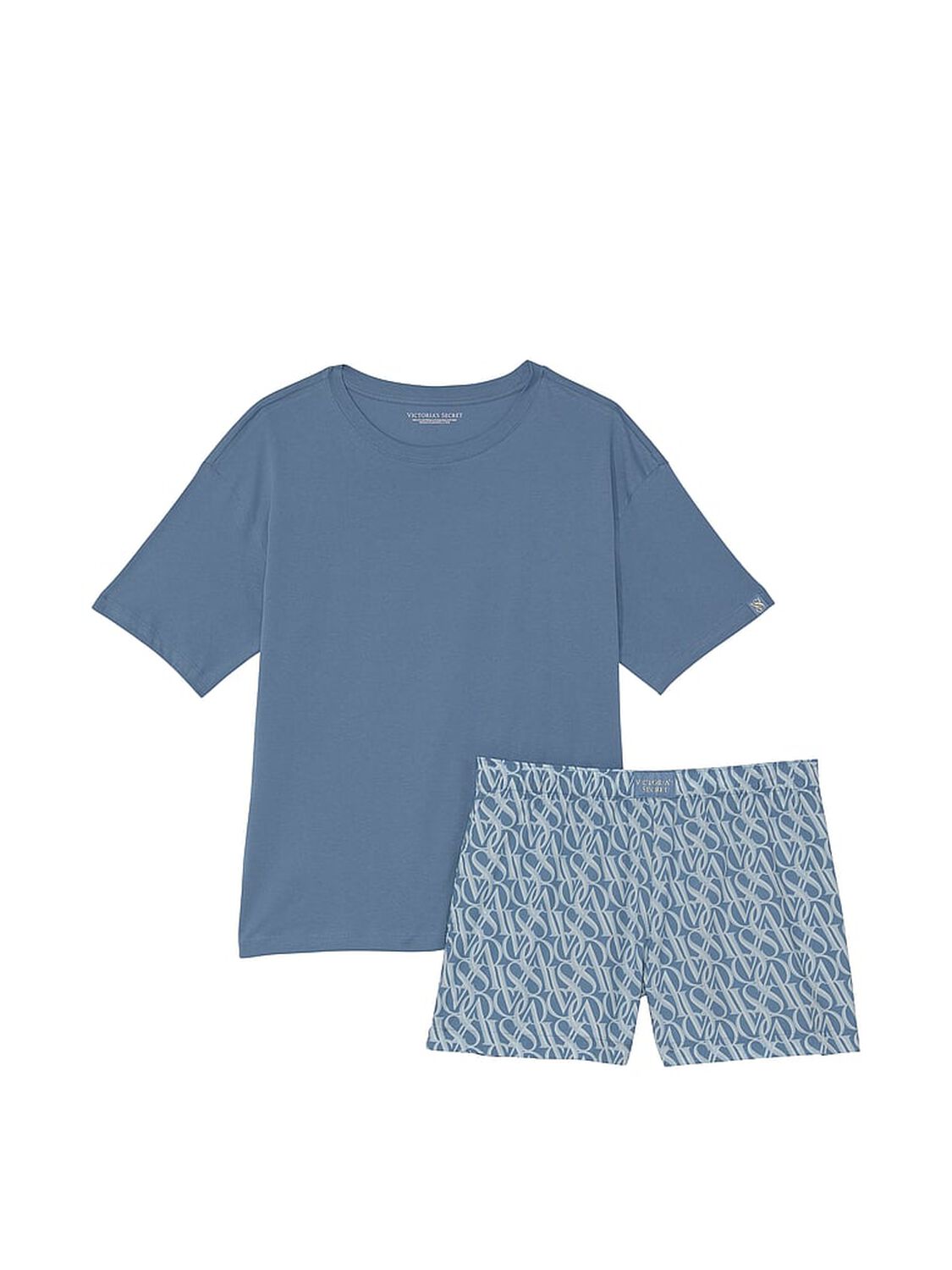 vs Victoria's Secret Cotton Short Tee-Jama Set 3 of 4 