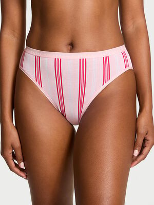 Stretch Cotton High-Leg Brief Panty